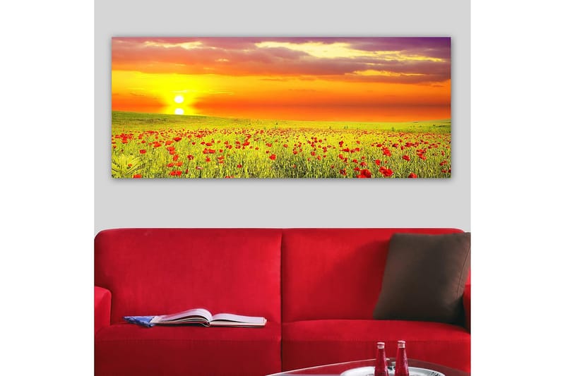 CANVASTAVLA YTY Floral & Botanical Flerfärgad 120x50 cm - Inredning & dekor - Tavlor & konst - Canvastavla