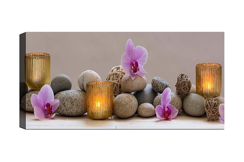 CANVASTAVLA YTY Floral & Botanical Flerfärgad 120x50 cm - Inredning & dekor - Tavlor & konst - Canvastavla
