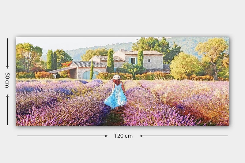 CANVASTAVLA YTY Floral & Botanical Flerfärgad 120x50 cm - Inredning & dekor - Tavlor & konst - Canvastavla