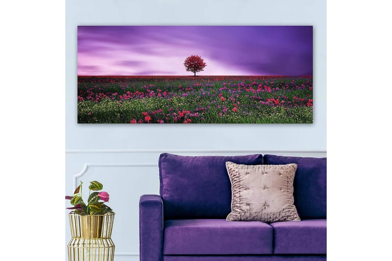 CANVASTAVLA YTY Floral & Botanical Flerfärgad 120x50 cm - Inredning & dekor - Tavlor & konst - Canvastavla