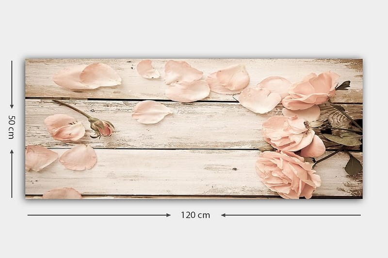 CANVASTAVLA YTY Floral & Botanical Flerfärgad 120x50 cm - Inredning & dekor - Tavlor & konst - Canvastavla