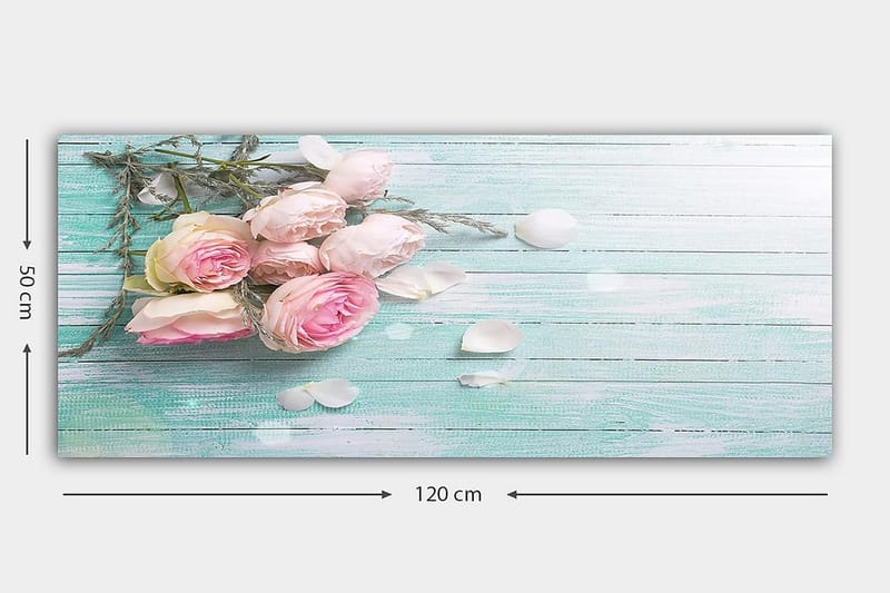 CANVASTAVLA YTY Floral & Botanical Flerfärgad 120x50 cm - Inredning & dekor - Tavlor & konst - Canvastavla