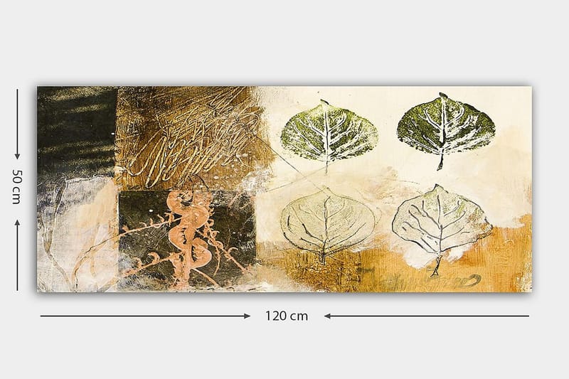 CANVASTAVLA YTY Floral & Botanical Flerfärgad 120x50 cm - Inredning & dekor - Tavlor & konst - Canvastavla