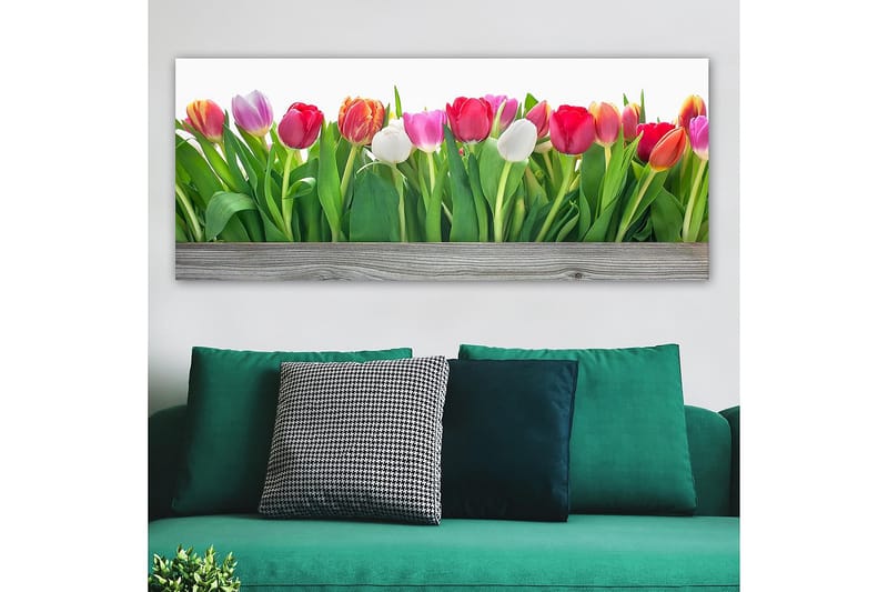 CANVASTAVLA YTY Floral & Botanical Flerfärgad 120x50 cm - Inredning & dekor - Tavlor & konst - Canvastavla