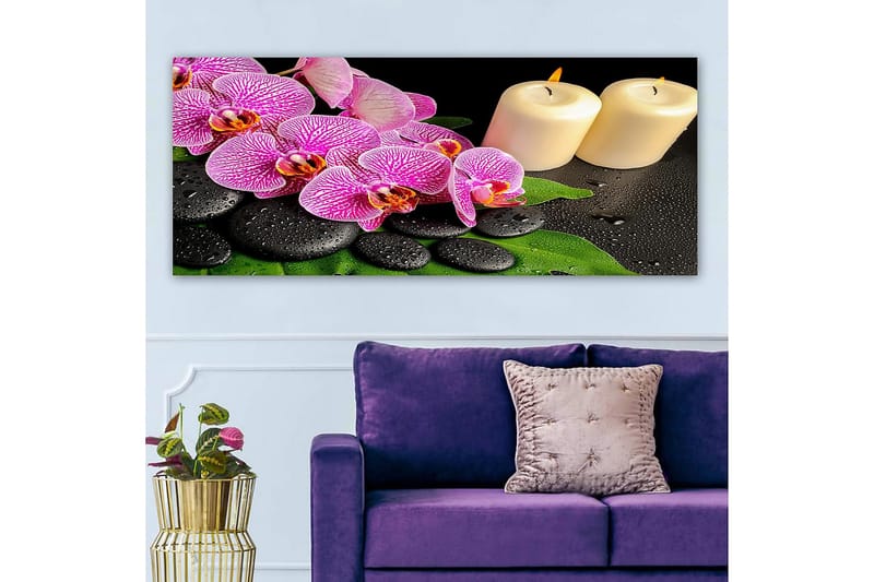 CANVASTAVLA YTY Floral & Botanical Flerfärgad 120x50 cm - Inredning & dekor - Tavlor & konst - Canvastavla