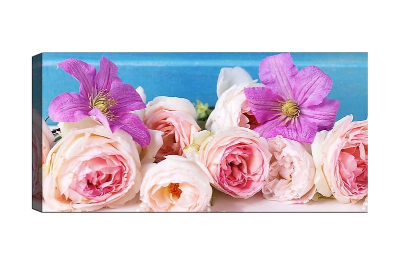 CANVASTAVLA YTY Floral & Botanical Flerfärgad 120x50 cm - Inredning & dekor - Tavlor & konst - Canvastavla