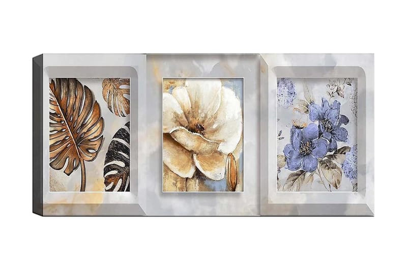 CANVASTAVLA YTY Floral & Botanical Flerfärgad 120x50 cm - Inredning & dekor - Tavlor & konst - Canvastavla