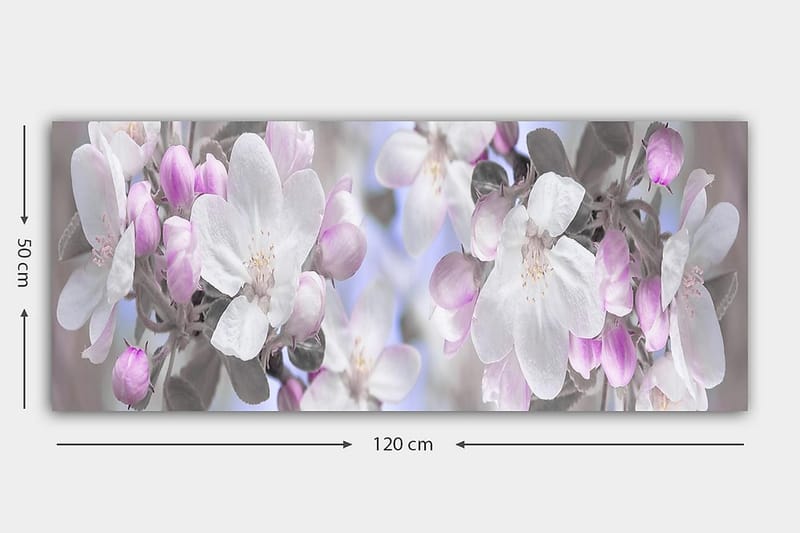 CANVASTAVLA YTY Floral & Botanical Flerfärgad 120x50 cm - Inredning & dekor - Tavlor & konst - Canvastavla
