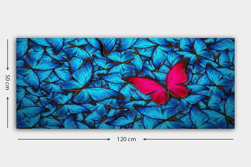 CANVASTAVLA YTY Floral & Botanical Flerfärgad 120x50 cm - Inredning & dekor - Tavlor & konst - Canvastavla