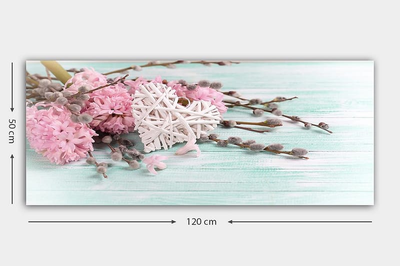 CANVASTAVLA YTY Floral & Botanical Flerfärgad 120x50 cm - Inredning & dekor - Tavlor & konst - Canvastavla
