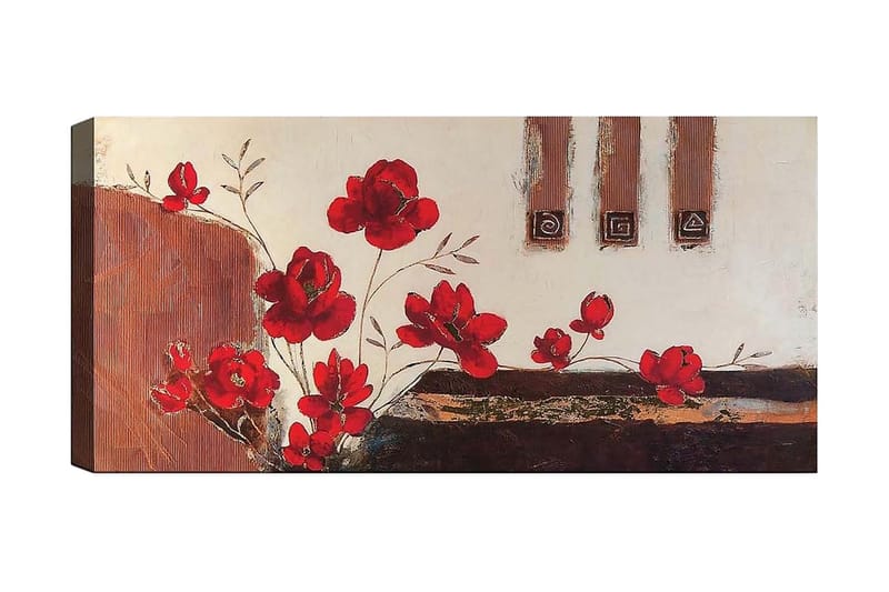 CANVASTAVLA YTY Floral & Botanical Flerfärgad 120x50 cm - Inredning & dekor - Tavlor & konst - Canvastavla