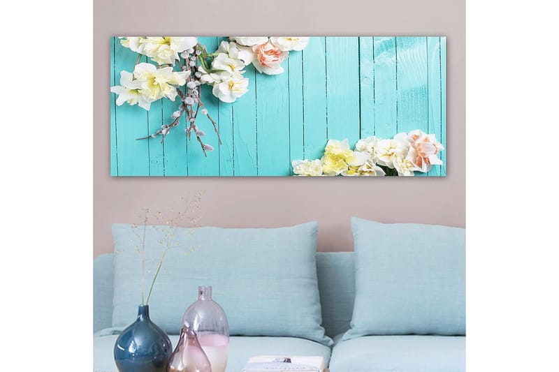 CANVASTAVLA YTY Floral & Botanical Flerfärgad 120x50 cm - Inredning & dekor - Tavlor & konst - Canvastavla