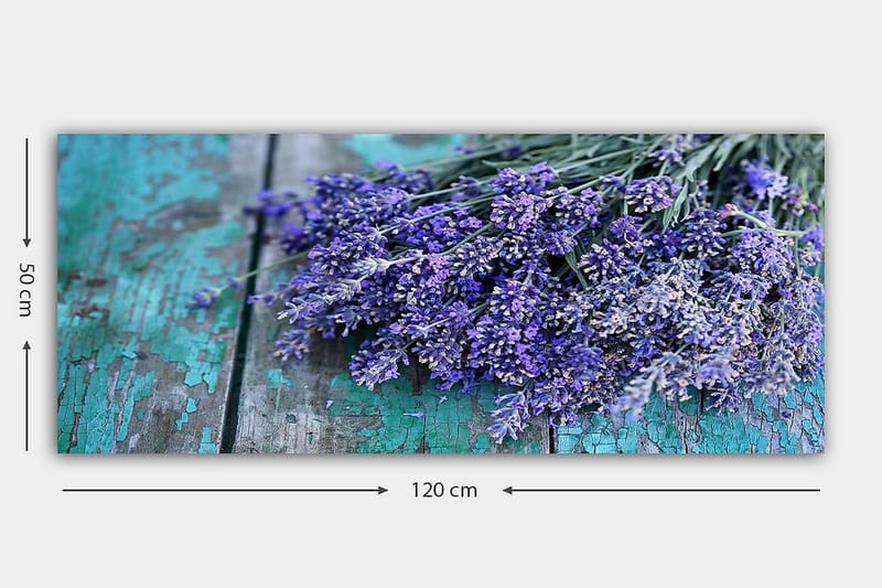 CANVASTAVLA YTY Floral & Botanical Flerfärgad 120x50 cm - Inredning & dekor - Tavlor & konst - Canvastavla