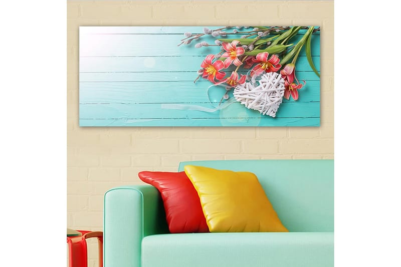 CANVASTAVLA YTY Floral & Botanical Flerfärgad 120x50 cm - Inredning & dekor - Tavlor & konst - Canvastavla