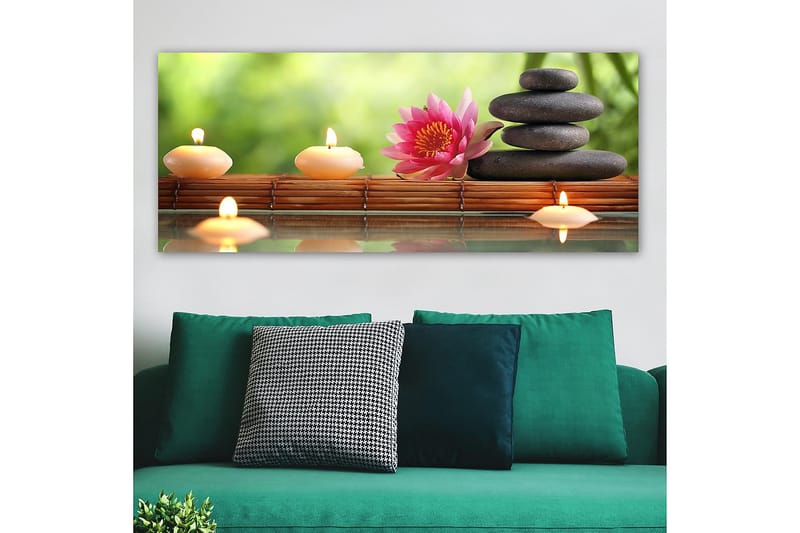 CANVASTAVLA YTY Floral & Botanical Flerfärgad 120x50 cm - Inredning & dekor - Tavlor & konst - Canvastavla