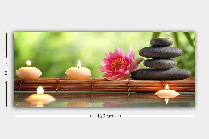 CANVASTAVLA YTY Floral & Botanical Flerfärgad 120x50 cm - Inredning & dekor - Tavlor & konst - Canvastavla