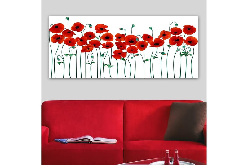 CANVASTAVLA YTY Floral & Botanical Flerfärgad 120x50 cm - Inredning & dekor - Tavlor & konst - Canvastavla
