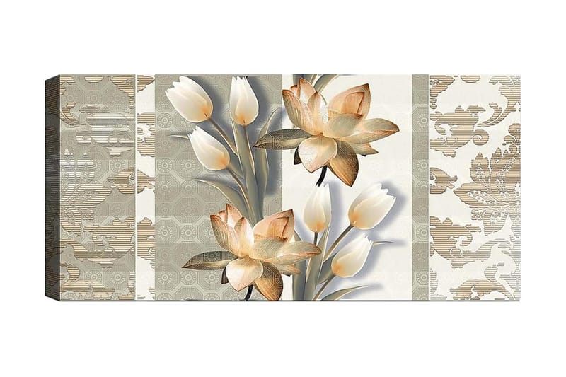 CANVASTAVLA YTY Floral & Botanical Flerfärgad 120x50 cm