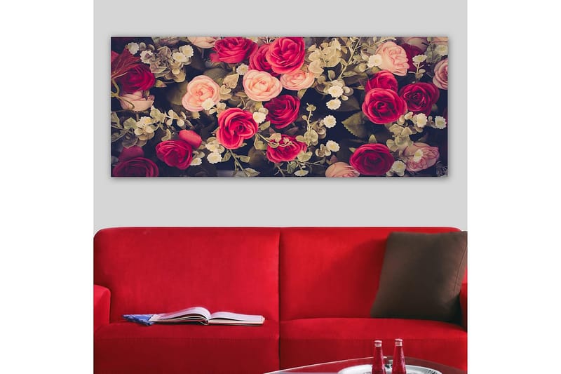 CANVASTAVLA YTY Floral & Botanical Flerfärgad 120x50 cm - Inredning & dekor - Tavlor & konst - Canvastavla