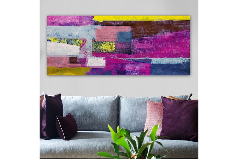 CANVASTAVLA YTY Floral & Botanical Flerfärgad 120x50 cm - Inredning & dekor - Tavlor & konst - Canvastavla