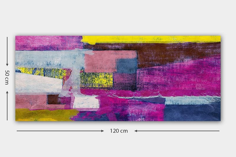 CANVASTAVLA YTY Floral & Botanical Flerfärgad 120x50 cm - Inredning & dekor - Tavlor & konst - Canvastavla
