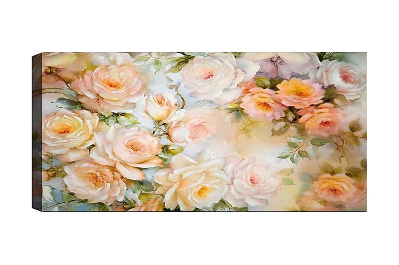 CANVASTAVLA YTY Floral & Botanical Flerfärgad 120x50 cm - Inredning & dekor - Tavlor & konst - Canvastavla