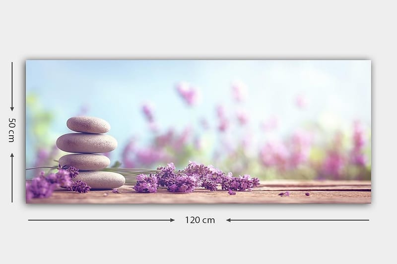 CANVASTAVLA YTY Floral & Botanical Flerfärgad 120x50 cm - Inredning & dekor - Tavlor & konst - Canvastavla