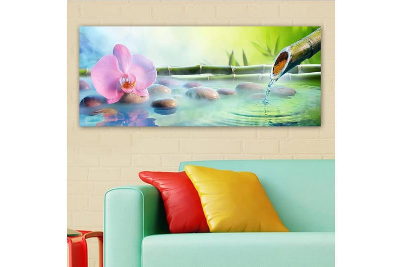 CANVASTAVLA YTY Floral & Botanical Flerfärgad 120x50 cm - Inredning & dekor - Tavlor & konst - Canvastavla