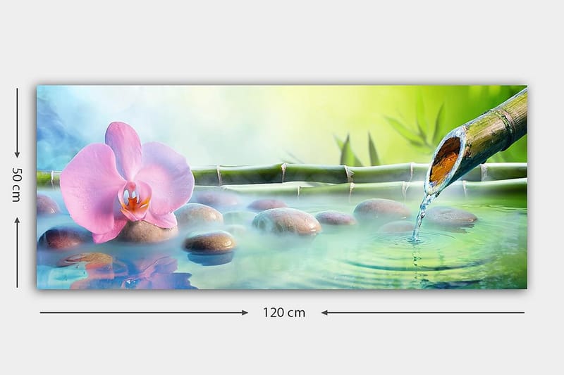 CANVASTAVLA YTY Floral & Botanical Flerfärgad 120x50 cm - Inredning & dekor - Tavlor & konst - Canvastavla