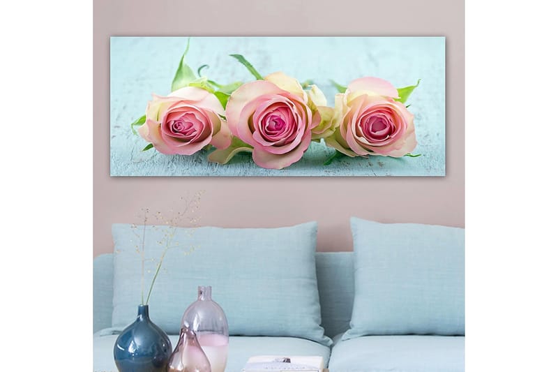 CANVASTAVLA YTY Floral & Botanical Flerfärgad 120x50 cm - Inredning & dekor - Tavlor & konst - Canvastavla