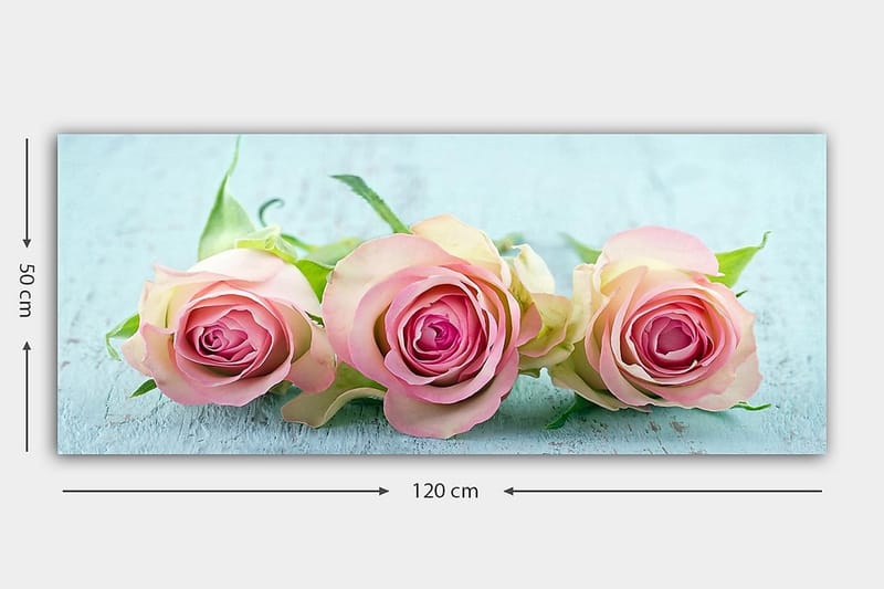 CANVASTAVLA YTY Floral & Botanical Flerfärgad 120x50 cm - Inredning & dekor - Tavlor & konst - Canvastavla