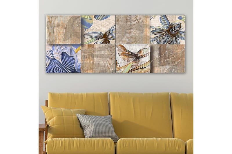 CANVASTAVLA YTY Floral & Botanical Flerfärgad 120x50 cm - Inredning & dekor - Tavlor & konst - Canvastavla