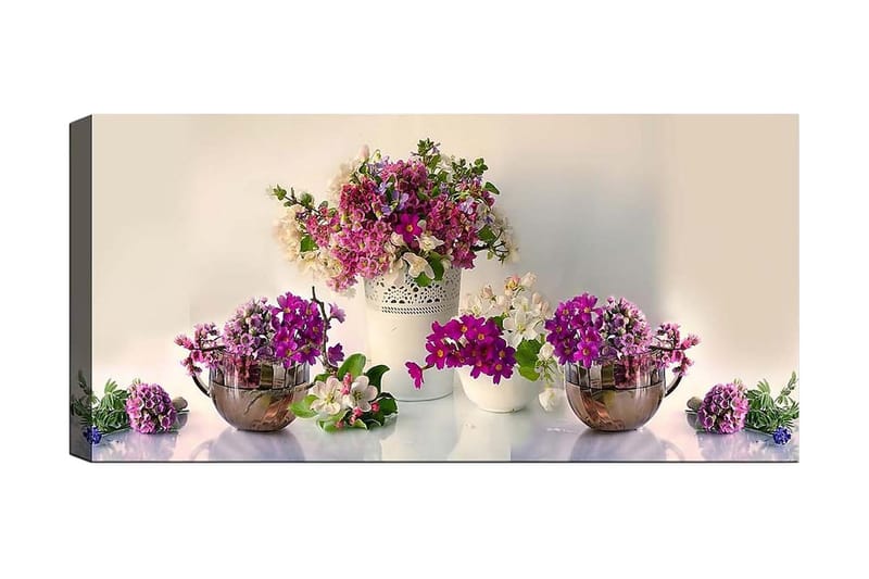 CANVASTAVLA YTY Floral & Botanical Flerfärgad 120x50 cm