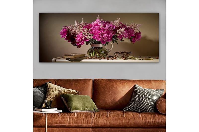 CANVASTAVLA YTY Floral & Botanical Flerfärgad 120x50 cm - Inredning & dekor - Tavlor & konst - Canvastavla
