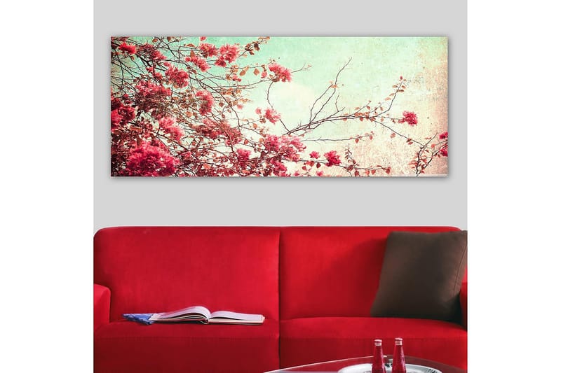 CANVASTAVLA YTY Floral & Botanical Flerfärgad 120x50 cm - Inredning & dekor - Tavlor & konst - Canvastavla