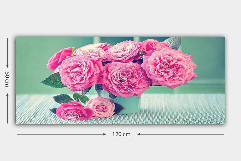 CANVASTAVLA YTY Floral & Botanical Flerfärgad 120x50 cm - Inredning & dekor - Tavlor & konst - Canvastavla