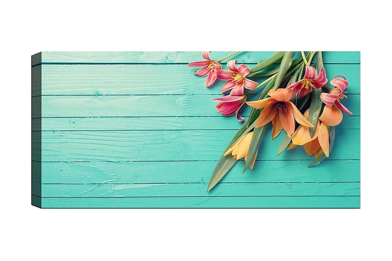 CANVASTAVLA YTY Floral & Botanical Flerfärgad 120x50 cm