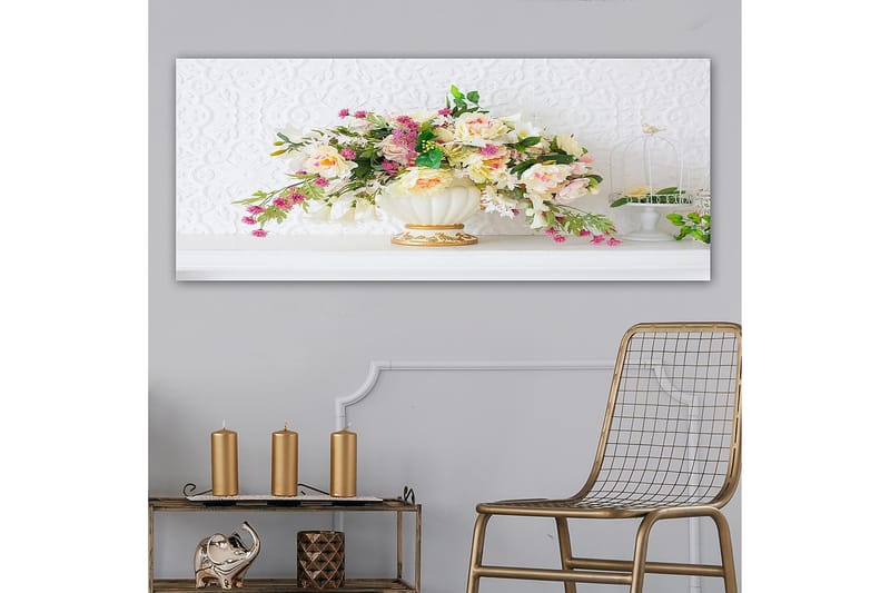 CANVASTAVLA YTY Floral & Botanical Flerfärgad 120x50 cm - Inredning & dekor - Tavlor & konst - Canvastavla