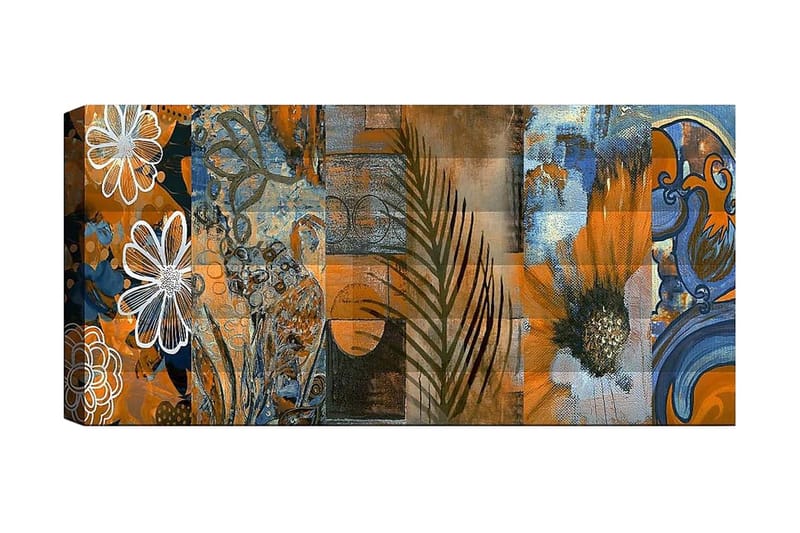 CANVASTAVLA YTY Floral & Botanical Flerfärgad 120x50 cm - Inredning & dekor - Tavlor & konst - Canvastavla