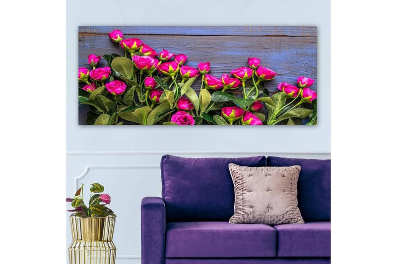 CANVASTAVLA YTY Floral & Botanical Flerfärgad 120x50 cm - Inredning & dekor - Tavlor & konst - Canvastavla