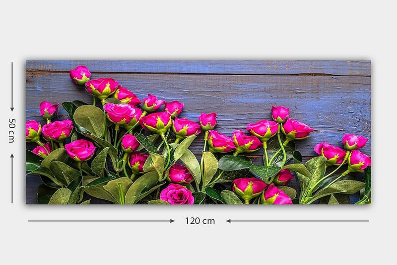 CANVASTAVLA YTY Floral & Botanical Flerfärgad 120x50 cm - Inredning & dekor - Tavlor & konst - Canvastavla