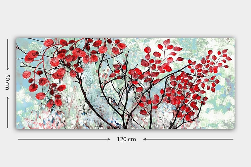 CANVASTAVLA YTY Floral & Botanical Flerfärgad 120x50 cm - Inredning & dekor - Tavlor & konst - Canvastavla