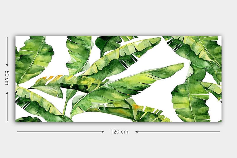 CANVASTAVLA YTY Floral & Botanical Flerfärgad 120x50 cm - Inredning & dekor - Tavlor & konst - Canvastavla