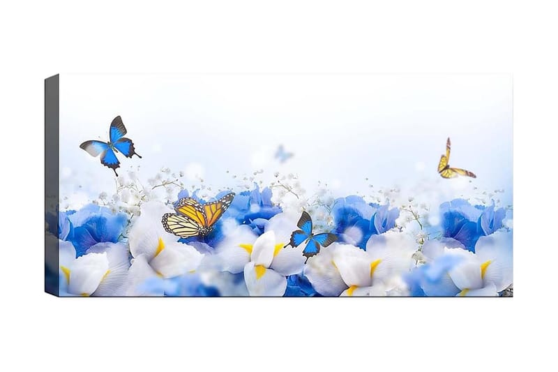CANVASTAVLA YTY Floral & Botanical Flerfärgad 120x50 cm - Inredning & dekor - Tavlor & konst - Canvastavla