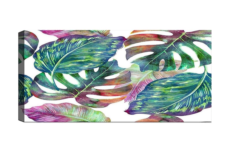 CANVASTAVLA YTY Floral & Botanical Flerfärgad 120x50 cm