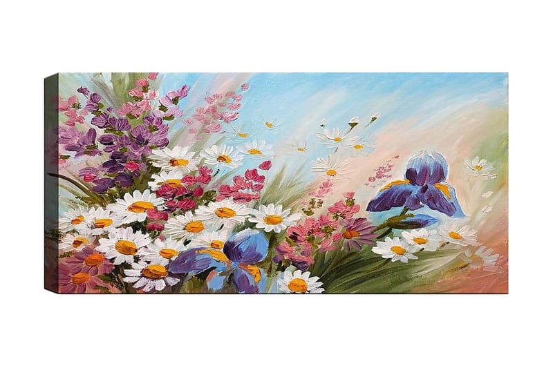 CANVASTAVLA YTY Floral & Botanical Flerfärgad 120x50 cm - Inredning & dekor - Tavlor & konst - Canvastavla