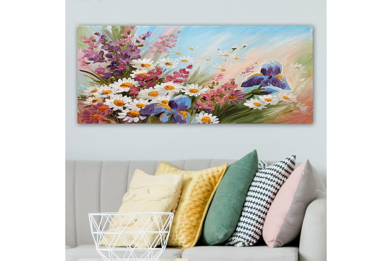 CANVASTAVLA YTY Floral & Botanical Flerfärgad 120x50 cm - Inredning & dekor - Tavlor & konst - Canvastavla