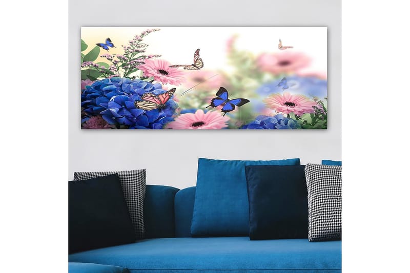 CANVASTAVLA YTY Floral & Botanical Flerfärgad 120x50 cm - Inredning & dekor - Tavlor & konst - Canvastavla