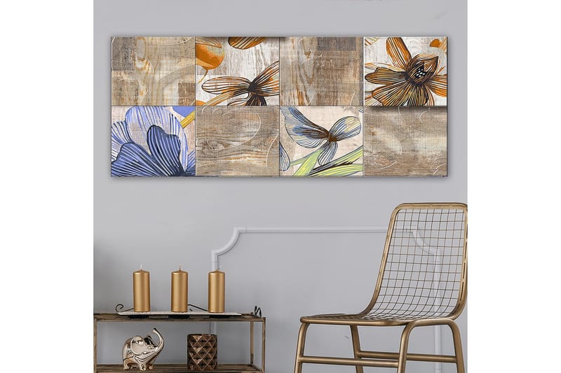 CANVASTAVLA YTY Floral & Botanical Flerfärgad 120x50 cm - Inredning & dekor - Tavlor & konst - Canvastavla