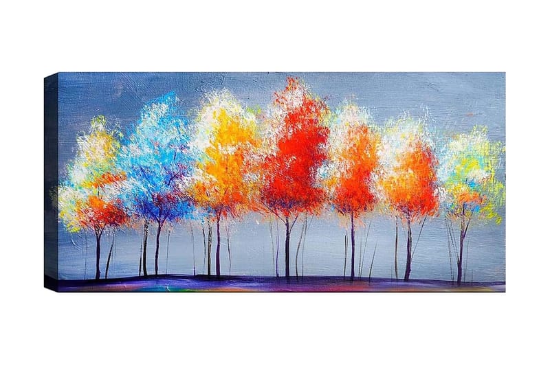 CANVASTAVLA YTY Floral & Botanical Flerfärgad 120x50 cm - Inredning & dekor - Tavlor & konst - Canvastavla
